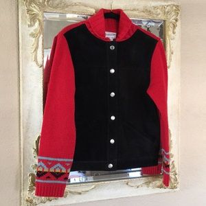 Pendleton sweater/jacket. Southwest style. Size S